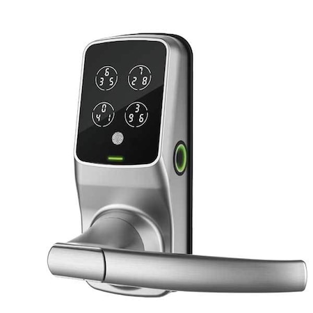 Lockly: Secure PLUS Latch Satin Nickel